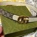 Gucci Accessories | Gucci Belt Gg Marmot Size 90 Authentic New With Tags | Color: White | Size: 90