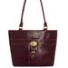 Giani Bernini Bags | Giani Bernini Turn-Lock Glazed Tote | Color: Brown/Gold | Size: Os