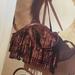 Anthropologie Bags | Anthropologie Sunlit Fringe Leather Purse By Lucky Penny | Color: Brown | Size: Os