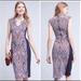 Anthropologie Dresses | Anthropologie Hd In Paris Cleo Jacquard Sheath Dress | Color: Blue | Size: Sp