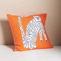 Anthropologie Accents | Anthropologie Marcello Velho Embroidered Folksong Pillow | Color: Orange | Size: Os