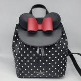 Kate Spade Bags | Kate Spade Disney X Minnie Mouse Backpack Black White Polka Dot Multi | Color: Black/White | Size: Approx. Measurements: 8.5" L X 9.5" H X 5" W