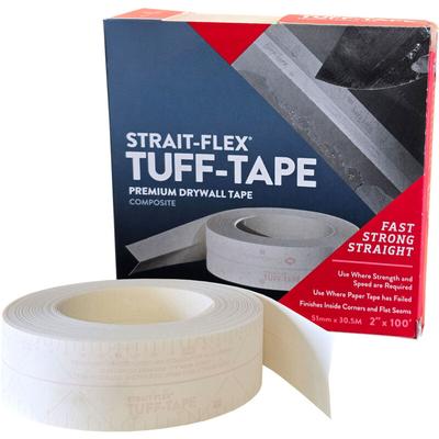 Strait-flex - tuff tape, Eckschutzschiene Trockenbau 30m Weiß Gipskarton Fugenband, Image