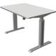 Steh-Sitz-Schreibtisch »Move 1« 120 x 80 cm grau, Kerkmann, 120x123x80 cm
