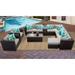 Barbados 12 Piece Outdoor Wicker Patio Furniture Set 12b