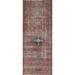 Geometric Ardebil Persian Hallway Runner Rug Hand-knotted Wool Carpet - 3'9" x 10'1"