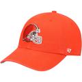 Men's '47 x Zubaz Orange Cleveland Browns Undervisor Clean Up Adjustable Hat