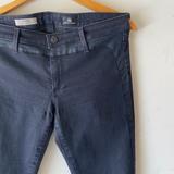 Anthropologie Jeans | Ag Jackie Tuxedo Super Skinny Jean | Color: Black | Size: 29