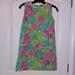 Lilly Pulitzer Dresses | Floral Size 12 Lilly Pullitzer Sun Dress | Color: Green/Pink | Size: 14g