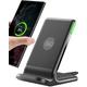 INIU Wireless Charger Stand, 15W Qi Zertifiziert Induktive Ladestation Schnelles Kabelloses Ladegerät Handy Ständer handyhalterung für iPhone 15 14 13 12 Pro Max Xr Xs Samsung Galaxy S23 S22 Google