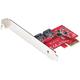 StarTech.com SATA PCIe Card - 2 Port PCIe SATA Expansion Card - 6Gbps - Full/Low Profile - PCI Express to SATA Adapter/Controller - ASM1061 Non-Raid - PCIe to SATA Converter (2P6G-PCIE-SATA-CARD)