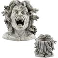 Darware Resin Medusa Head Planter, Large Garden Decor Statue Flower Pot