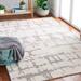 White 96 x 60 x 0.65 in Indoor Area Rug - Martha Stewart Rugs Martha Stewart 4533 Area Rug In Light Grey/Ivory Cotton/Wool | Wayfair MSR4533F-5