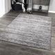 Black 1.14 in Area Rug - Williston Forge kids Arshi Solid Pewter Stain Resistant Area Rug Polypropylene | 1.14 D in | Wayfair