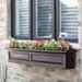 Mayne Inc. Nantucket Resin Window Box w/ Water Reservoir in Brown | 10 H x 60 W x 11.5 D in | Wayfair 4832-ES