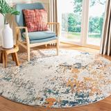 White 108 x 0.3 in Indoor Area Rug - Langley Street® Felty Abstract Gray/Beige Area Rug | 108 W x 0.3 D in | Wayfair