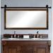 Neace Wall Mirror in Gray Laurel Foundry Modern Farmhouse® | 30.5 H x 64 W x 0.75 D in | Wayfair 9FEF3779A4124D36A5DDBA7DEAB54C79