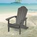 Rosecliff Heights Harborcreek Adirondack Chair Plastic/Resin in Gray | 36.6 H x 29.1 W x 33.9 D in | Wayfair 23C8B15F898E4E8BA9375F0851A6238C