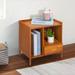 Foundry Select Adalyne Bamboo 2 Tiers 1 Drawer Modern Beside Table, Nightstand Cabinet Organizer Rack Wood in Brown | Wayfair