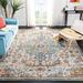 Blue 26 x 0.35 in Indoor Area Rug - Langley Street® Felty Oriental Gray/Light/Orange Area Rug | 26 W x 0.35 D in | Wayfair