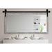 Neace Antique Farmhouse/Country Bathroom/Vanity Mirror Metal Laurel Foundry Modern Farmhouse® | 32 H x 71 W x 0.75 D in | Wayfair