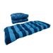 Bayou Breeze 3 - Piece Outdoor Seat Cushion 44" W x 19" D Polyester in Blue | 3.5 H x 44 W in | Wayfair 1A93D60B5A1F42C68F34B44FA1BC6F0E