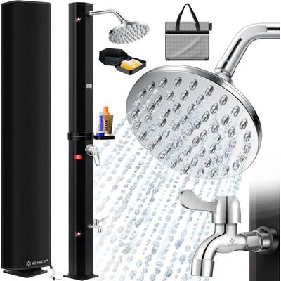 Kesser - Solardusche 40- 60 Liter Solar Gartendusche warmes Wasser max. 60°C Inkl. Image