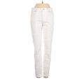 Gap Jeans - Mid/Reg Rise Skinny Leg Denim: White Bottoms - Women's Size 27 - Light Wash