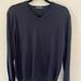 J. Crew Sweaters | J. Crew Medium Cotton/Cashmere Dark Blue V-Neck Sweater (Size - M) | Color: Blue | Size: M