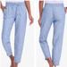 J. Crew Pants & Jumpsuits | J. Crew Blue Chambray Drawstring Pants Nwt - Petite 8 | Color: Blue | Size: 8p