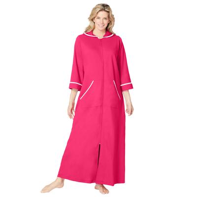 Plus Size Women's Long French Terry Robe by Dreams...