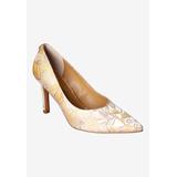 Women's Phoebie Pump by J. Renee in White Yellow (Size 8 1/2 M)