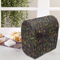 East Urban Home Black/Pale Green Stand Mixer Cover, Polyester in Black/Brown/Green | 9 H x 14 W x 15 D in | Wayfair