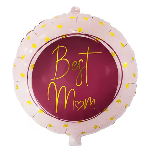 Ballon hélium ""best mom"", Ø 45 cm