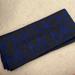 Michael Kors Accessories | Michael Kors Logo Scarf | Color: Black/Blue | Size: Os