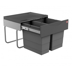 Hailo Abfallsammler 3644901 TR Swing Raumspar-Tandem-S 18 + 12 Liter Image