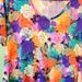 Lularoe Tops | Beautiful Flower Lularoe Top In Size Medium | Color: Tan/Cream | Size: M