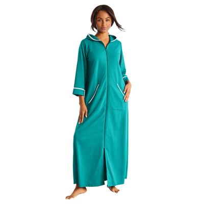 Plus Size Women's Long French Terry Robe by Dreams...