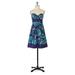 Anthropologie Dresses | Anthro Moulinette Soeurs Alloy Strapless Dress 6 | Color: Blue/Purple | Size: 6