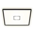 Plafonnier led Briloner leuchten free, 22 w, 3000 lm, IP20, noir, plastique, 42 x 42 x 2,9 cm