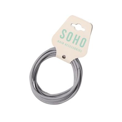 SOHO Ellie Haargummi Hellgrau Grau Damen Image