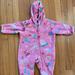 Columbia Jackets & Coats | Columbia Pink Patterned Fleece One Piece, 6 Months | Color: Pink | Size: 6mb