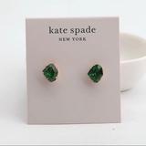Kate Spade Jewelry | Kate Spade Treasure Trove Stud Earrings-Green! | Color: Gold/Green | Size: Os