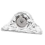 Silver Georgetown Hoyas Crystal Clock