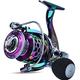 Sougayilang Colorful Fishing Reel 13+1BB Ultra Smooth Powerful and Lightweight Spinning Reel with CNC Graphite Line Management Frame for Freshwater Fishing-30