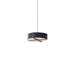 Cerno Plura 1 - Light Unique Drum LED Pendant in White/Black/Brown | 6.4 H x 24 W x 24 D in | Wayfair 06-230-24WB-27P1