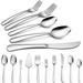 Wade Logan® Eleutherius 45 Piece Flatware Set, Service for 8 Stainless Steel in Gray | Wayfair 87E225A1F6894C7CAB823F6A1D2B2405