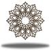 Lark Manor™ Hogge Geometric Flower Metal in Brown | 30 H x 30 W x 0.06 D in | Wayfair 7DB1B62DD7D548DEA3EFD1F34D60D2A6