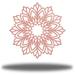 Lark Manor™ Hogge Geometric Flower Metal in Pink/White | 36 H x 36 W x 0.06 D in | Wayfair 742B30ADAC8D4222BC3FE5526A573069