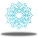 Lark Manor™ Hogge Geometric Flower Metal in Green | 24 H x 24 W x 0.06 D in | Wayfair A73CAB3B459944D19CCBE8C69ED10D9A